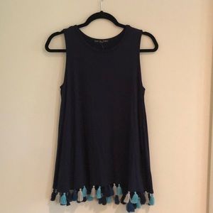 Shirt/Dress in navy blue